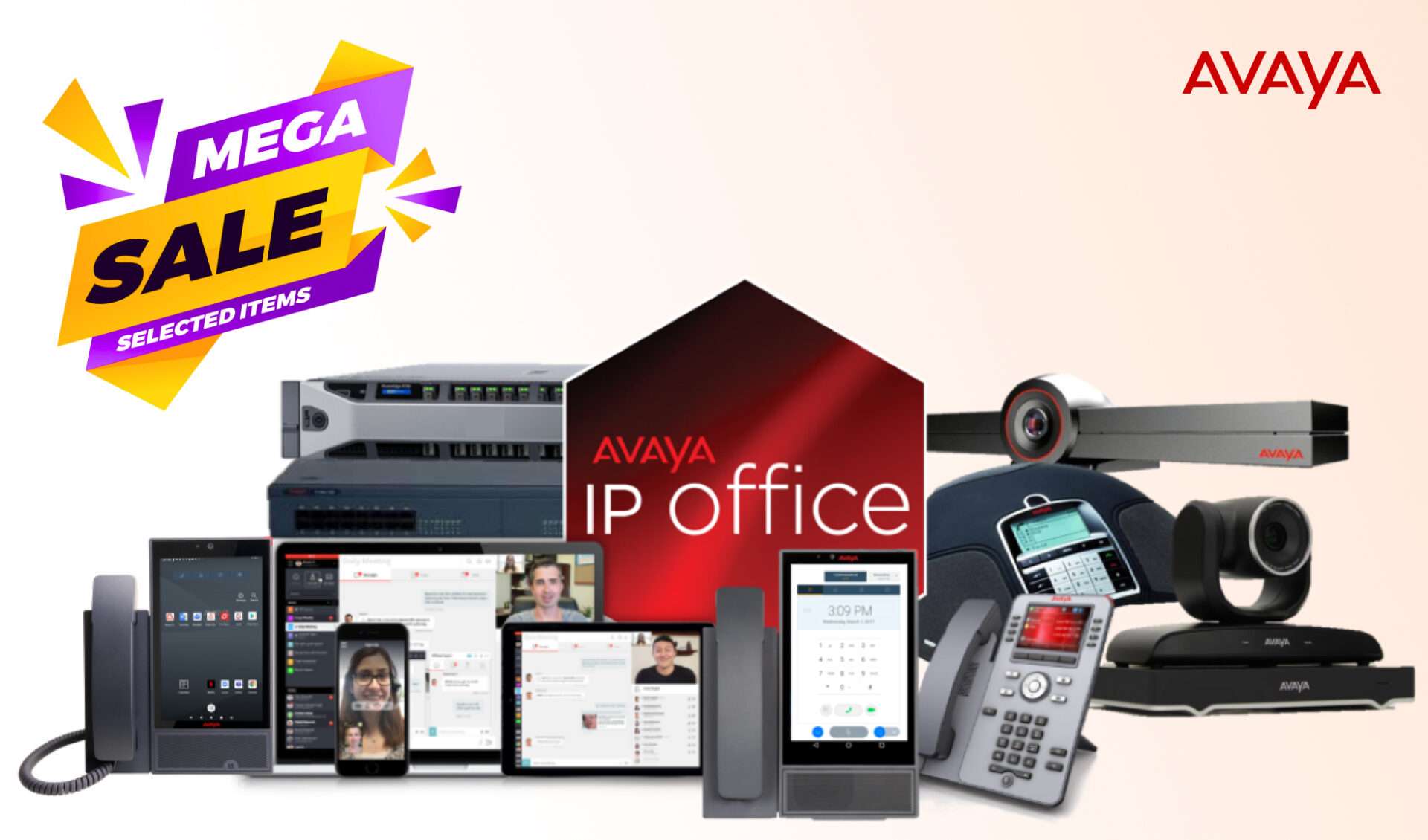Avaya Mega Sale Banner