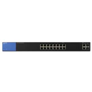 Linksys Business LGS318 16-Port Gigabit Smart Managed Switch + 2x Gigabit SFP/RJ45 Combo Ports LGS318-UK Best Price in Dubai UAE. Linksys Authorised Supplier in Dubai UAE