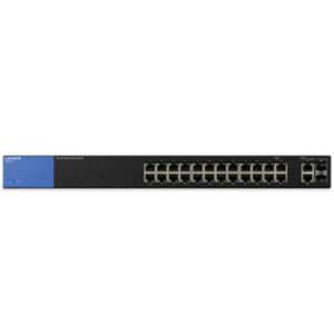 Linksys Business LGS326 24-Port Gigabit Smart Managed Switch + 2x Gigabit SFP/RJ45 Combo Ports LGS326-UK Best Price in Dubai UAE. Linksys Authorised Supplier in Dubai UAE