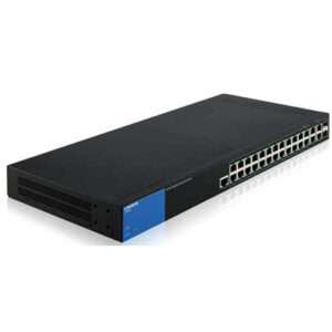 Linksys Business LGS528P 24-Port Gigabit PoE+ (192W) Managed Switch + 2x Gigabit Ethernet + 2x Gigabit SFP/RJ45 Combo Ports LGS528P-UK Best Price in Dubai UAE. Linksys Authorised Supplier in Dubai UAE