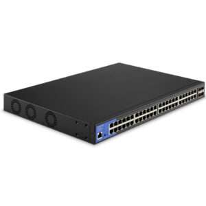 Linksys LGS352MPC 48-Port Managed Gigabit PoE+ Switch with 4 10G SFP+ Uplinks 740W TAA Compliant LGS352MPC-EU Best Price in Dubai UAE. Linksys Authorised Supplier in Dubai UAE