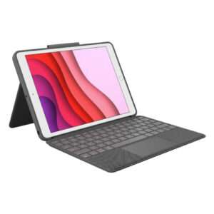 Logitech Combo Touch for iPad (7th and 8th Generation) Keyboard case with trackpad, Wireless Keyboard, and Smart Connector Technology COMBO TOUCH Best Price in Dubai UAE. Logitech Authorised Supplier in Dubai UAE