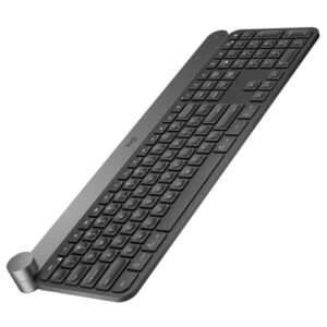 LOGITECH CRAFT Advanced Wireless Keyboard With Creative Input Dial And Backlit Keys, Dark Grey And Aluminum LOGITECH CRAFT Best Price in Dubai UAE. Logitech Authorised Supplier in Dubai UAE