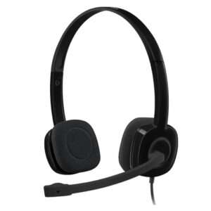 Logitech H151 Headset with Noise-Cancelling Boom Microphone,3.5 mm Analog Stereo,PC/Mac/Laptop H151 STEREO HEADSET Best Price in Dubai UAE. Logitech Authorised Supplier in Dubai UAE