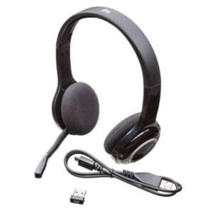 Logitech H600 Wireless Headset with USB receiver - Black H600 WIRELESS HEADSET Best Price in Dubai UAE. Logitech Authorised Supplier in Dubai UAE