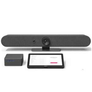Logitech Rally Speaker Bar mini ,advanced audio engineering delivers rich, natural sound RALLY BAR MINI Best Price in Dubai UAE. Logitech Authorised Supplier in Dubai UAE
