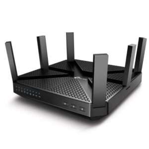 TP-Link Archer C4000 Wireless Tri-Band MU-MIMO Gigabit Router, 4000 Mbps Wi-Fi WiFi Speed Beamforming techonology Archer-C4000 Best Price in Dubai UAE. TP-Link Authorised Supplier in Dubai UAE