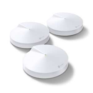 TP-Link AC2200 Smart Home Mesh WiFi System Deco M9 Plus V1 (3-pack) Qualcomm 717 MHz Quad-core CPU Deco-M9-Plus-V1-3-pack Best Price in Dubai UAE. TP-Link Authorised Supplier in Dubai UAE