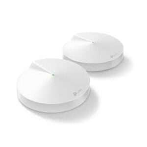 TP-Link AC2200 Smart Home Mesh WiFi System Deco M9 Plus V1 (2-pack) Tri-Band Deco-M9-Plus-V1-2-pack Best Price in Dubai UAE. TP-Link Authorised Supplier in Dubai UAE