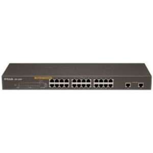D-Link DES-1026G 24-Port 10/100 Mbps Switch with 2 Gigabit Copper/SFP Ports DES-1026G/E Best Price in Dubai UAE. D Link Authorised Supplier in Dubai UAE