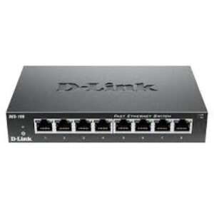 D-Link DES-108 8-Port 10/100 Mbps Unmanaged Switch DES-108/E Best Price in Dubai UAE. D Link Authorised Supplier in Dubai UAE