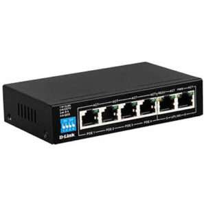 D-Link DES-F1006P-E/B 6-Port 10/100 Long Range PoE+ Surveillance Switch DES-F1006P-E/B Best Price in Dubai UAE. D Link Authorised Supplier in Dubai UAE