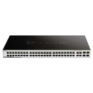 D-Link DGS-1052 48 Ports 10/100/1000Mbps + 4 Ports Combo 1000Base-T/SFP Unmanaged Switch DGS-1052 Best Price in Dubai UAE. D Link Authorised Supplier in Dubai UAE